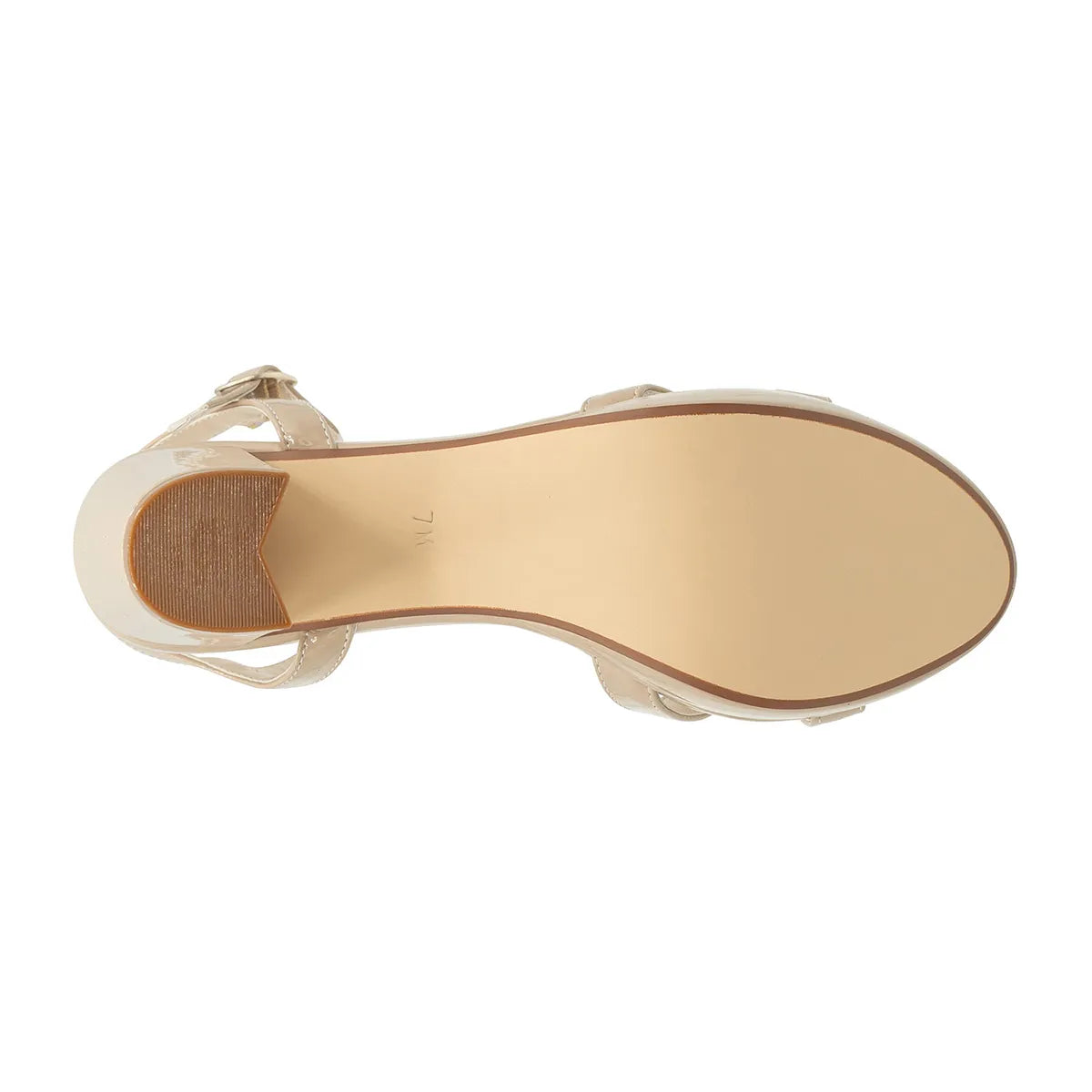 Harmon Nude Patent Sandal