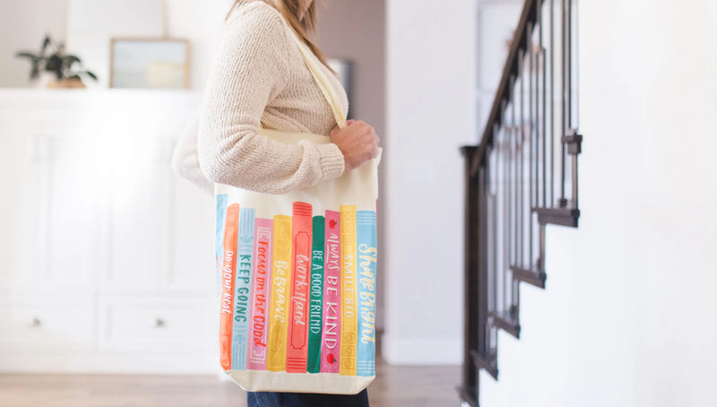 Affirmations Books Tote Bag