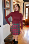 Stevie Skirt in Party Plaid