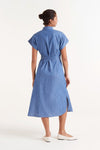 Denim Midi Shirt Dress