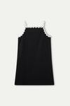 Short Black Picunela Dress