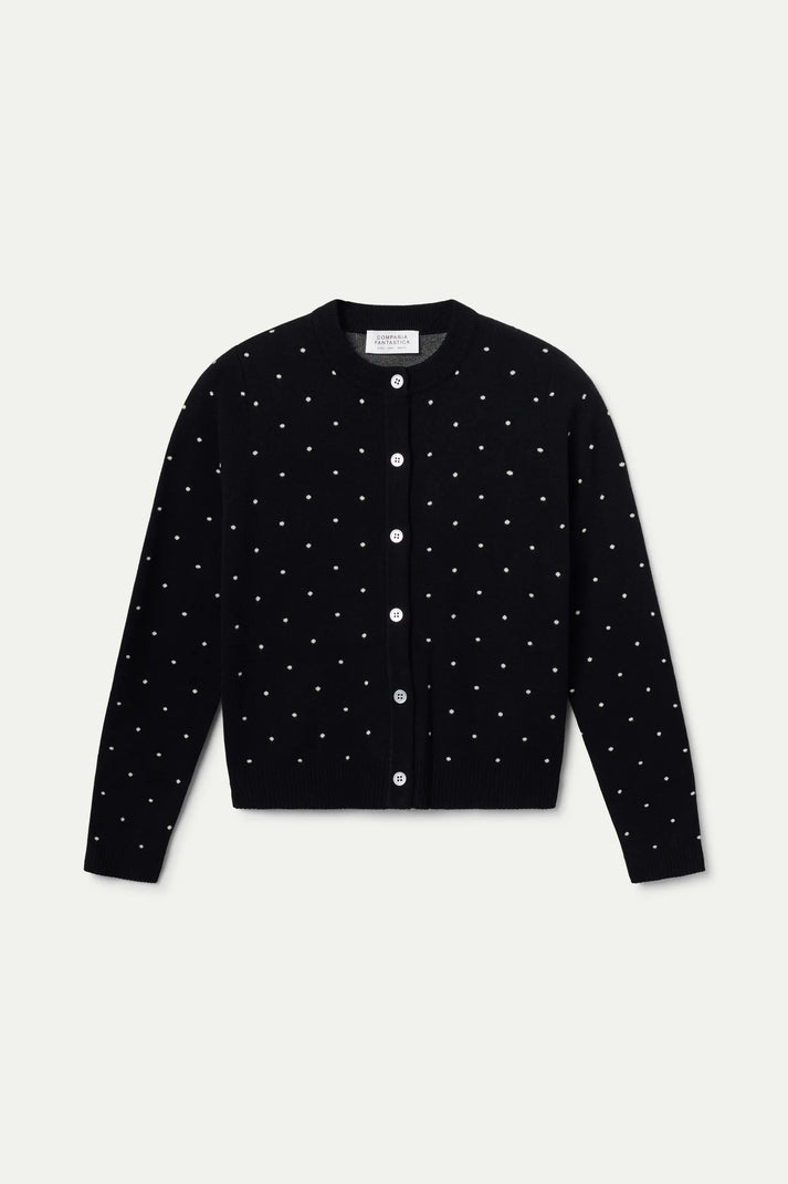 Polka-Dot Cardigan