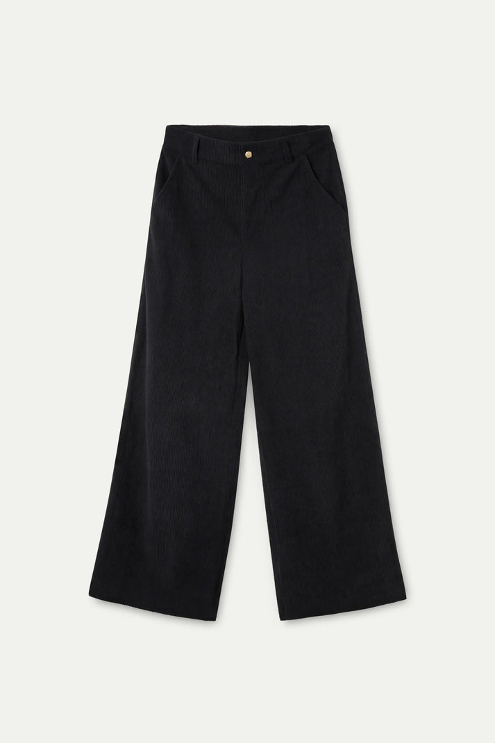 Black Corduroy Slacks