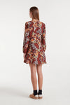 Mini Crepe Wrap Dress