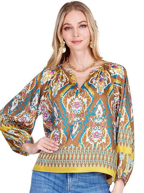 Tribal Plains Peasant Top