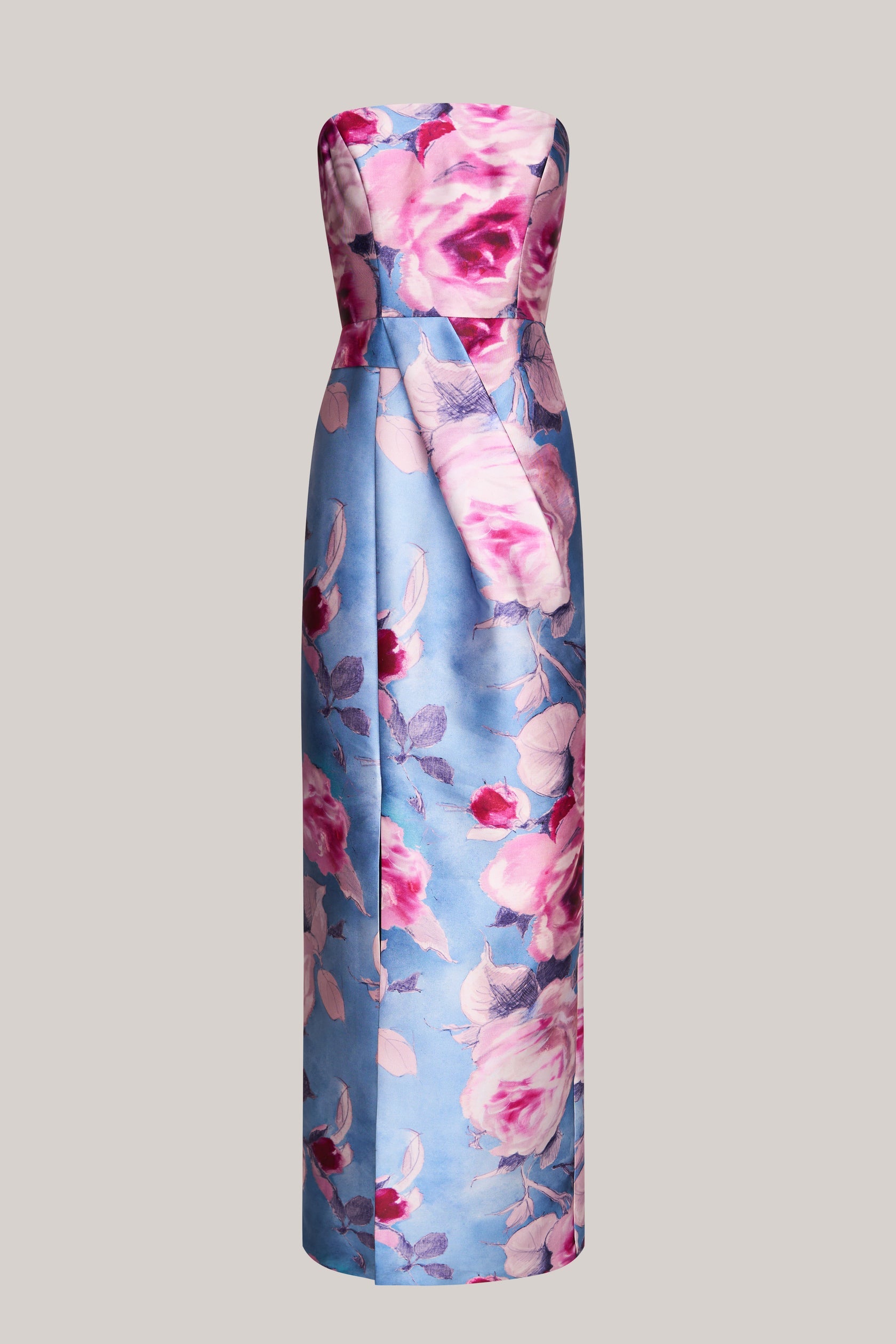 Lucienne Strapless Column Gown