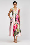 Regina Tea Length Dress - Blush