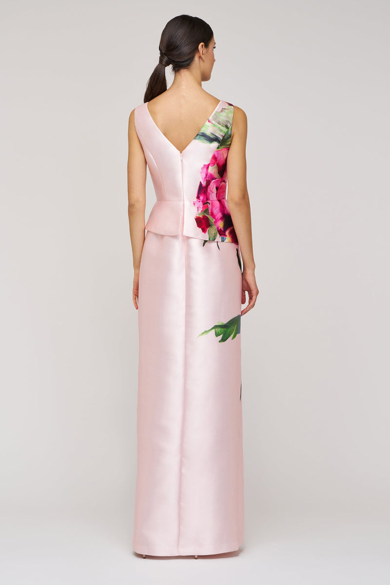 Luciana Column Gown