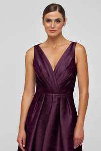 Olivia Gown in Mulberry