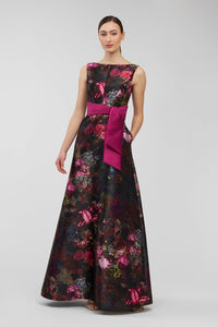 Nicoletta Gown in Mulberry