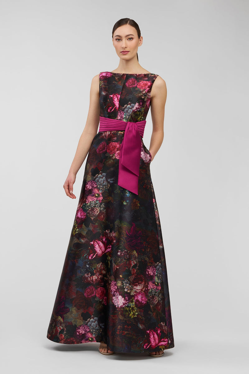 Nicoletta Gown in Mulberry