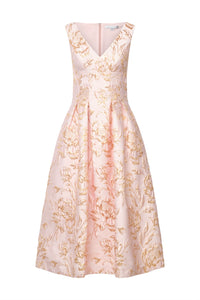 Saylor Tea Length Dress | Blush