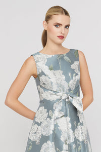 Lilianna Gown in Slate Blue