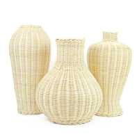 Natural Rattan Vase