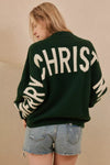 Green Christmas Spirit Sweater