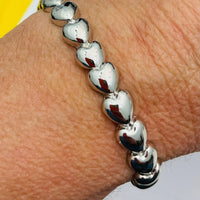 Silver Heart Bracelet