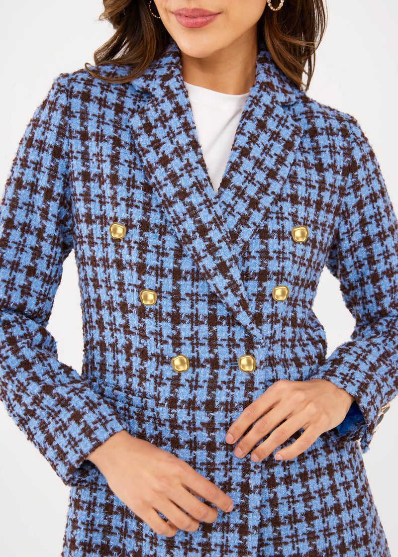 Calvin Houndstooth Blazer