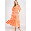 Apricot Maxi Dress