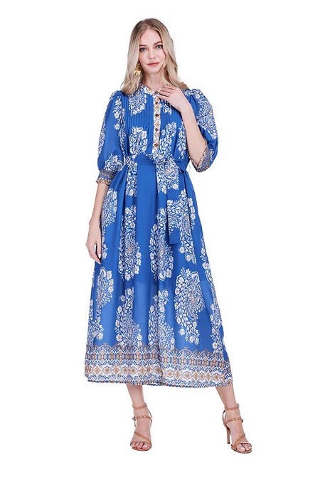 Indigo Oasis Maxi Dress