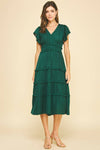 Ellison Midi Dress - Emerald