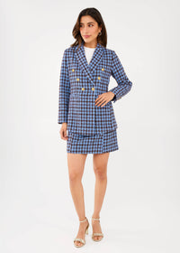 Calvin Houndstooth Blazer