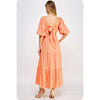 Apricot Maxi Dress