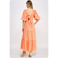 Apricot Maxi Dress