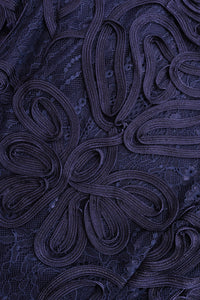 Meli Soutache Tea Length Dress