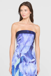 Cyrilla Strapless Column Gown