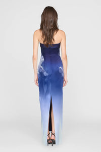 Cyrilla Strapless Column Gown