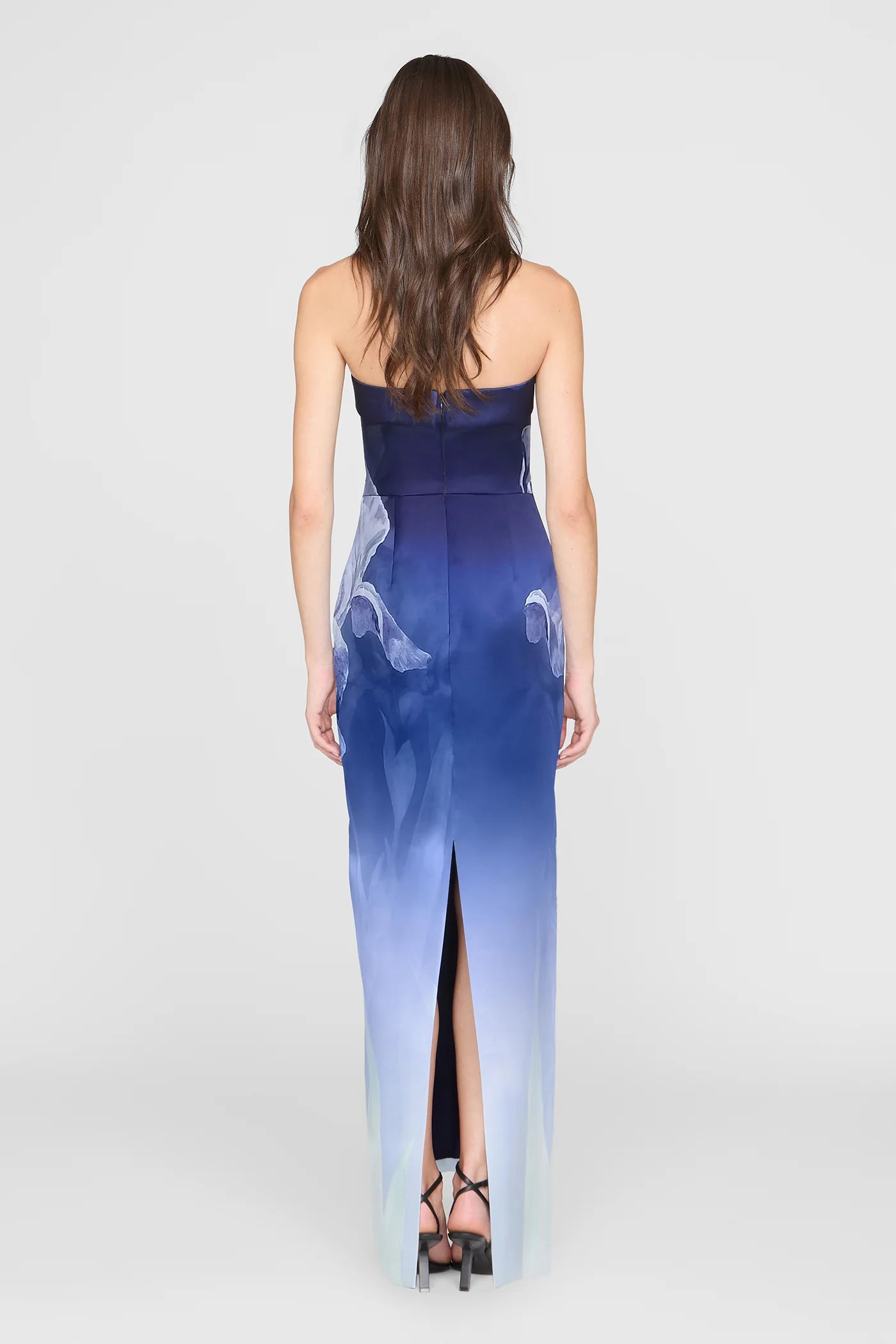 Cyrilla Strapless Column Gown
