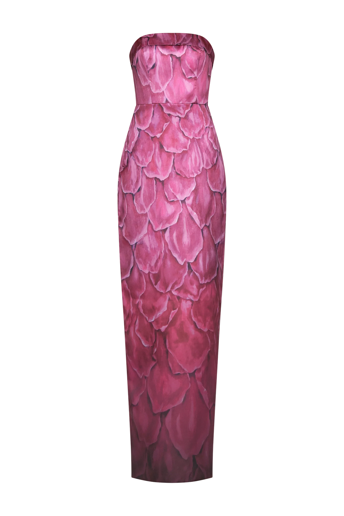 Cleo Strapless Gown in Petal