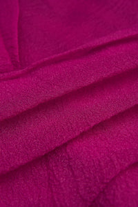 Teresa Strapless Draped Gown - Sangria