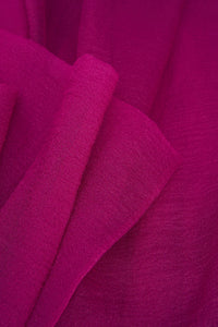 Teresa Strapless Draped Gown - Sangria