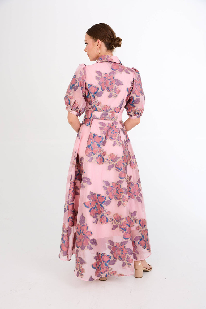 Pink Peony Charlotte Gown
