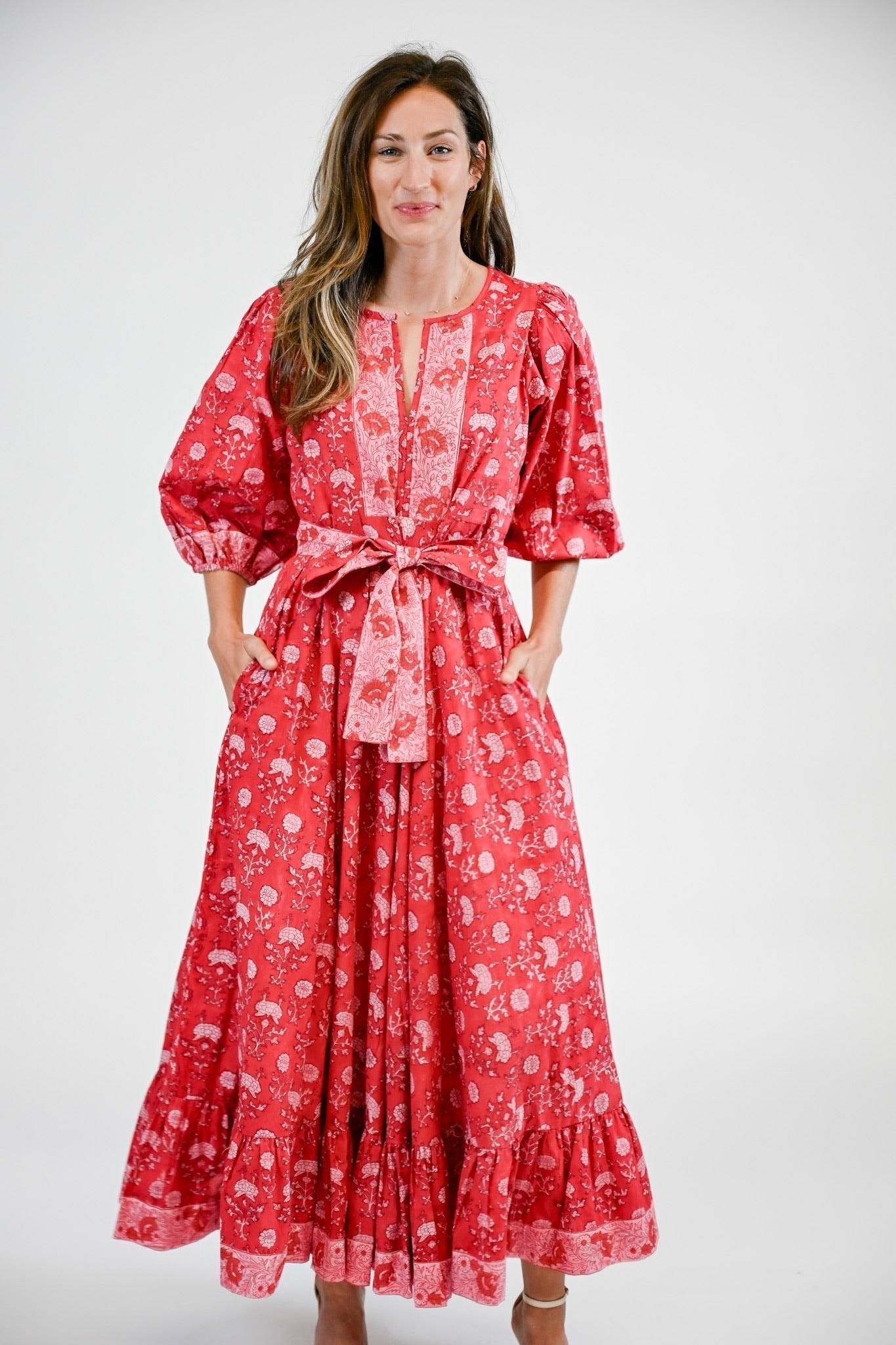 Laurel Merlot Maxi Dress