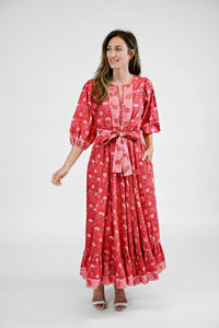 Laurel Merlot Maxi Dress