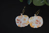 Pumpkin Leaf Earrings