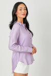 Nancy Lavender Button Down