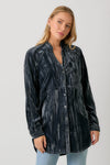 Uptown Velvet Charcoal Shirt