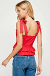 Abigail Tie Shoulder Blouse