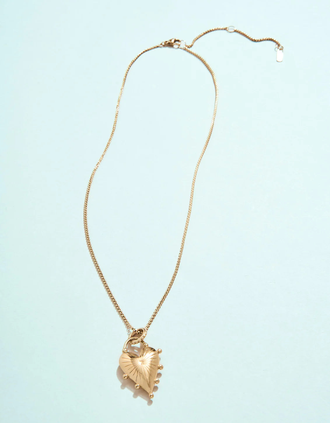 Brilliant Heart Necklace 18"