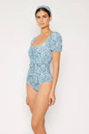 Daisy Chain Bathing Suit | Blue