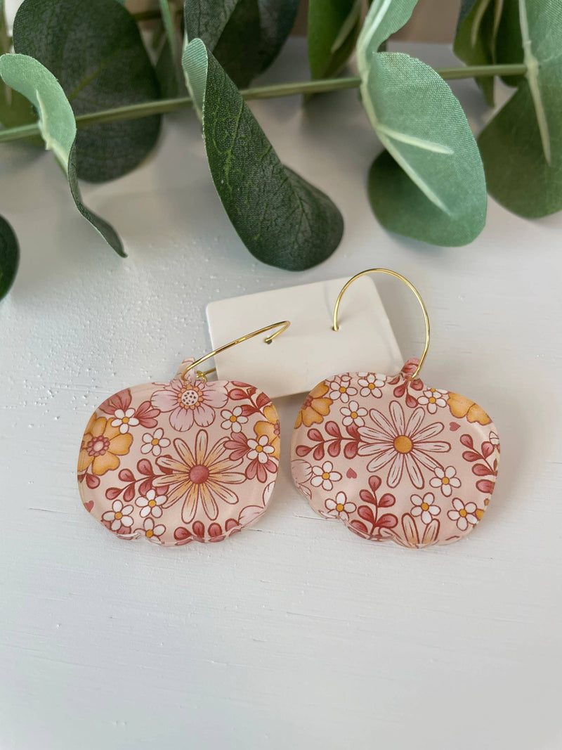 Retro Pumpkin Earrings