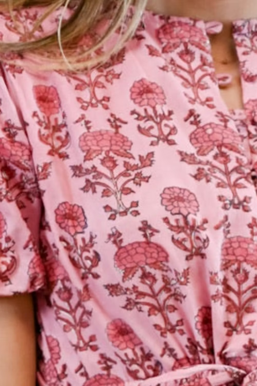 Christa Peony Mini Dress