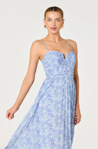 Bayley Floral Pleated Maxi Dress