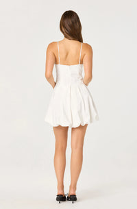 Tionna Bow-Detail Mini Dress