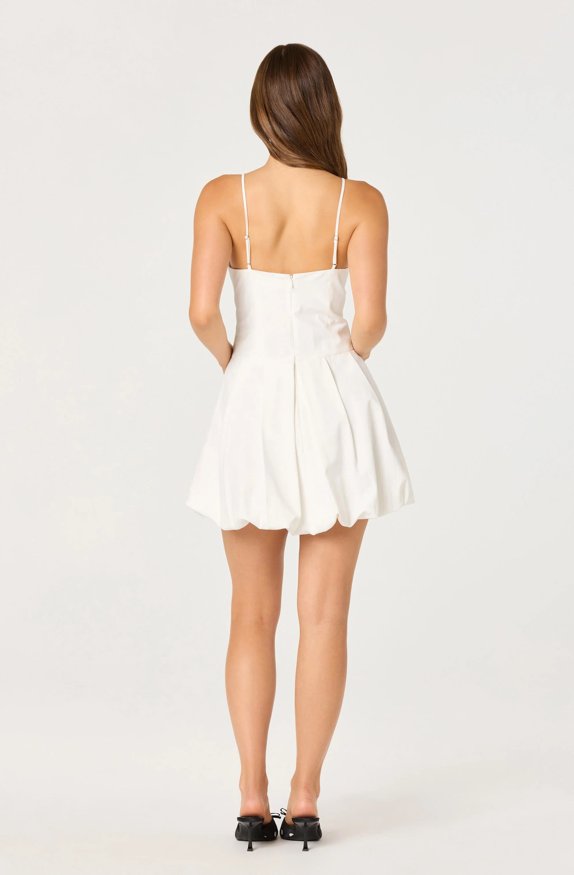 Tionna Bow-Detail Mini Dress