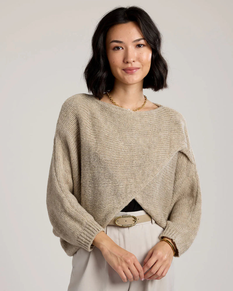 Alessandra Knit Wrap - Beige