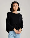 Alessandra Knit Wrap - Black